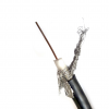 Cable Coaxial RG6, Triple Forro, centro 18AWG 1.02mm, AL PVC 7.6mm Negro